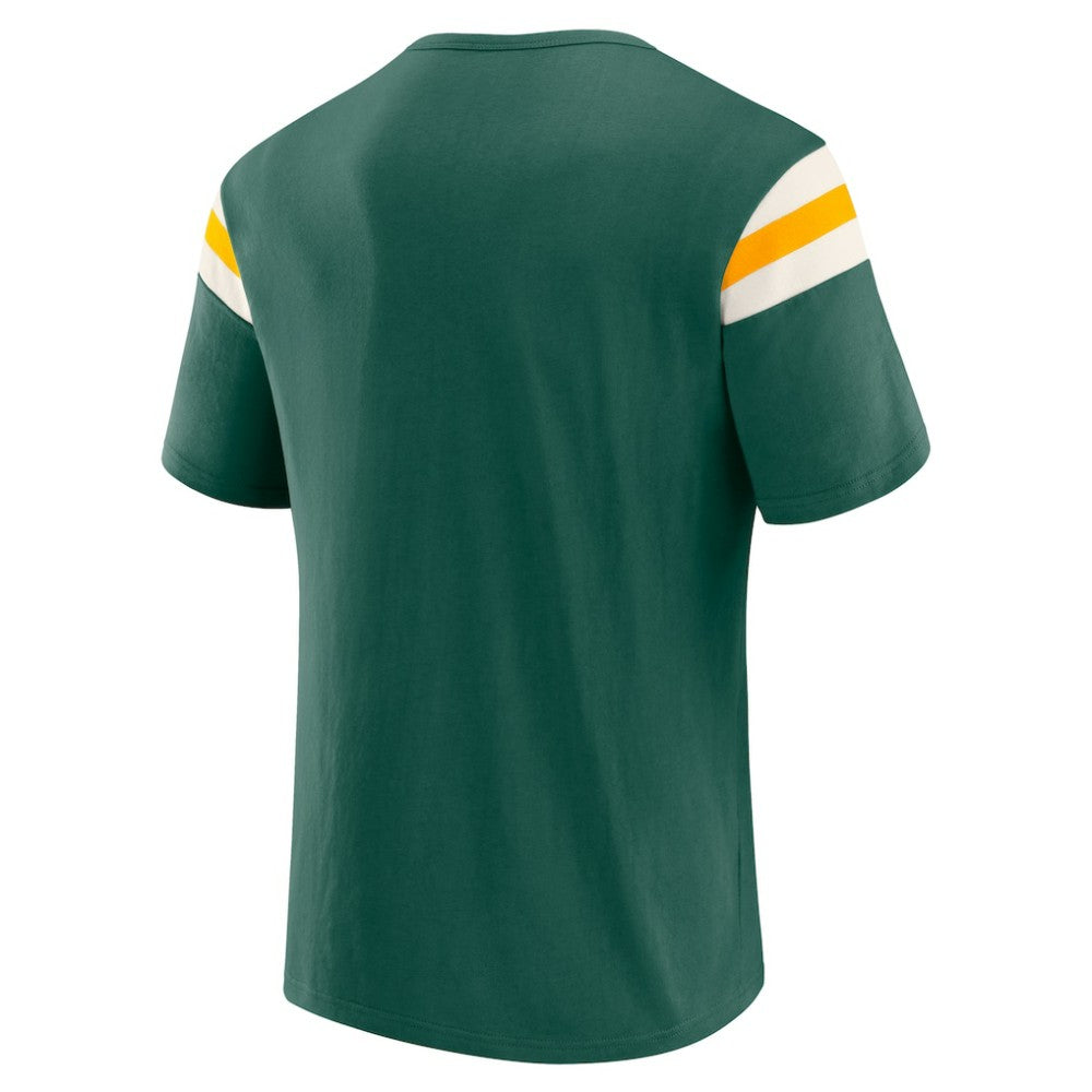 Athletics Darius Rucker Collection Distressed Sleeve Stripe T-Shirt - Green