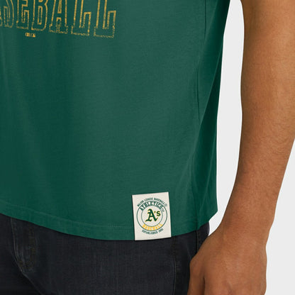 Athletics Darius Rucker Collection Distressed Sleeve Stripe T-Shirt - Green