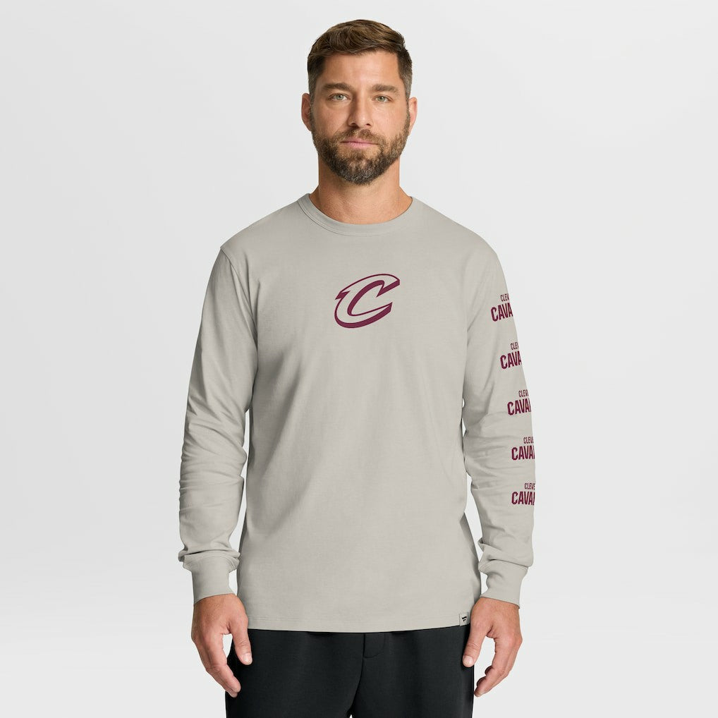 Cleveland Cavaliers Crossover Collection Ball Screen Action Premium Long Sleeve T-Shirt sale - Cream | Fanatics outlet