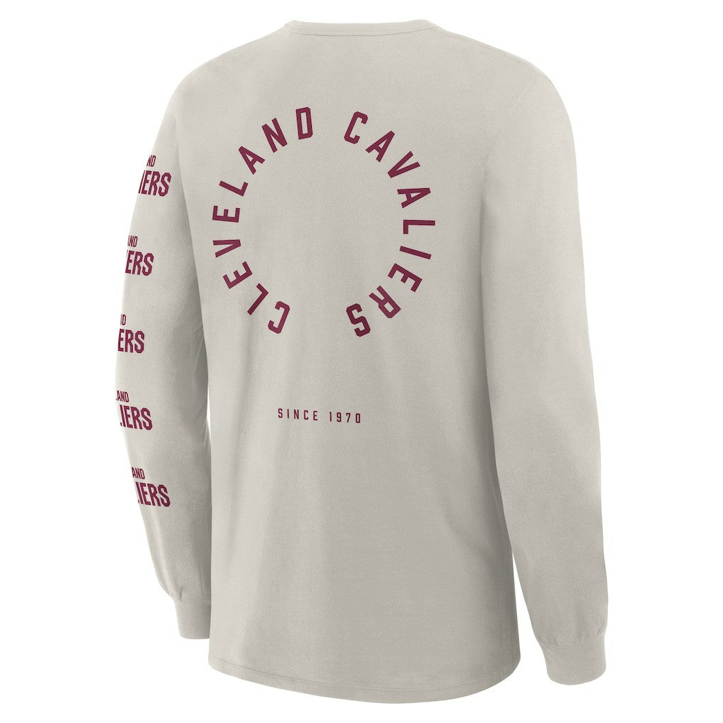 Cleveland Cavaliers Crossover Collection Ball Screen Action Premium Long Sleeve T-Shirt sale - Cream | Fanatics outlet