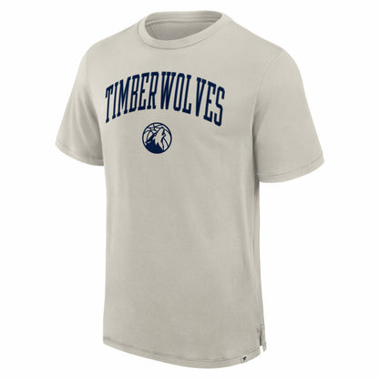 Minnesota Timberwolves Crossover Collection Pull Up Jumper Shot Premium T-Shirt - Cream | Fanatics shop