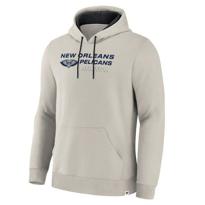 New Orleans Pelicans Crossover Collection Blocked Shot Premium Pullover Hoodie - Off White | Fanatics for sale