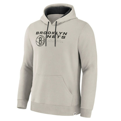 Brooklyn Nets Crossover Collection Blocked Shot Premium Pullover Hoodie - Off White | Fanatics outlet