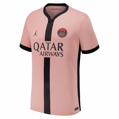 Khvicha Kvaratskhelia Paris Saint-Germain Youth 2024/25 Third Replica Player Jersey - Pink | Nike for sale