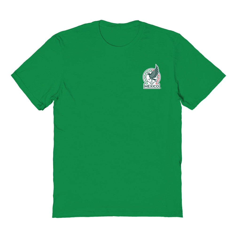Mexico National Team Vive La Fete Women's Impressions Artwork T-Shirt - Green discount