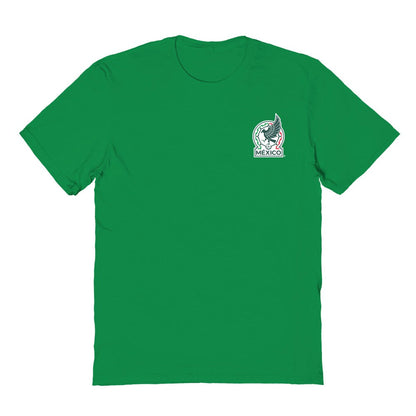 Mexico National Team Vive La Fete Women's Impressions Artwork T-Shirt - Green discount