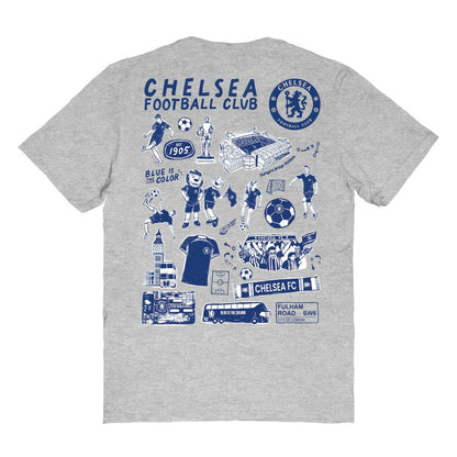 Chelsea Vive La Fete Women's Impressions Artwork T-Shirt - Heather Gray online