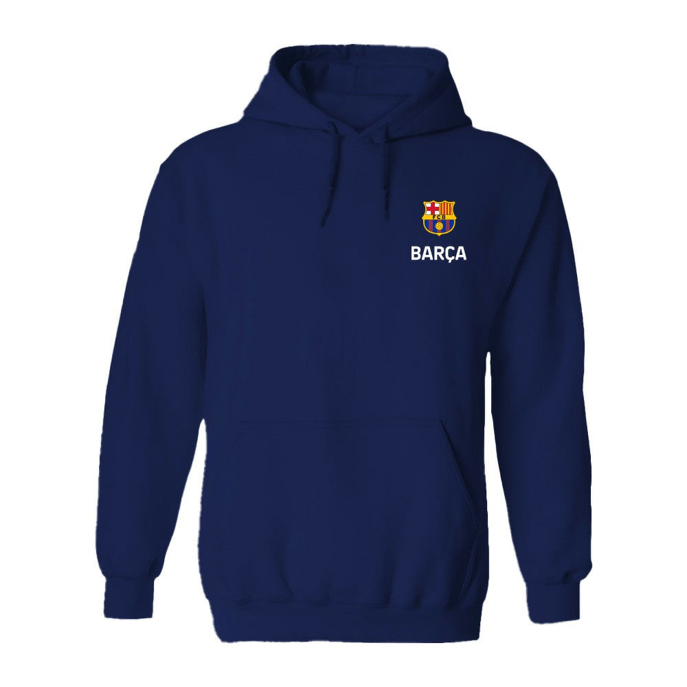 Barcelona Vive La Fete Women's Color Badge Pullover Hoodie - Navy on sale