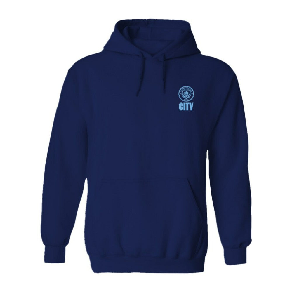 Manchester City Vive La Fete Women's Color Badge Pullover Hoodie - Navy for sale