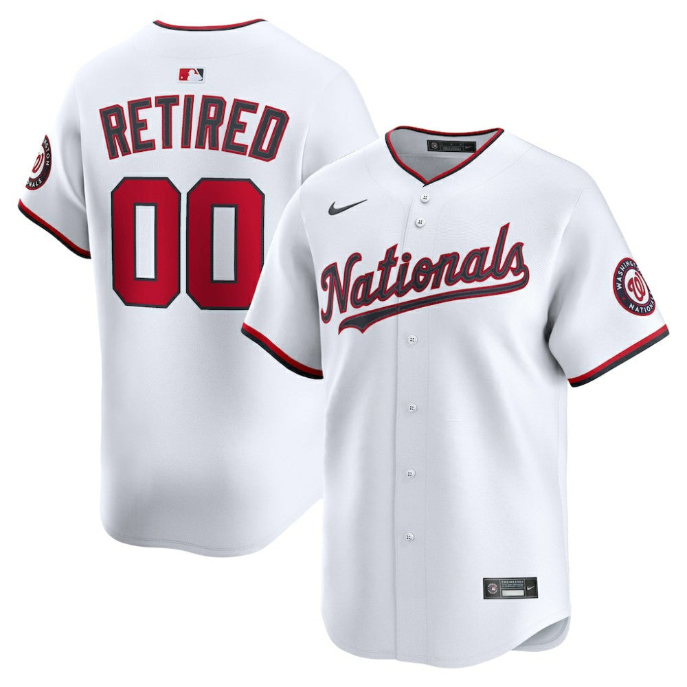 Washington Nationals Home Limited Pick-A-Player Retired Roster Jersey - White | Nike