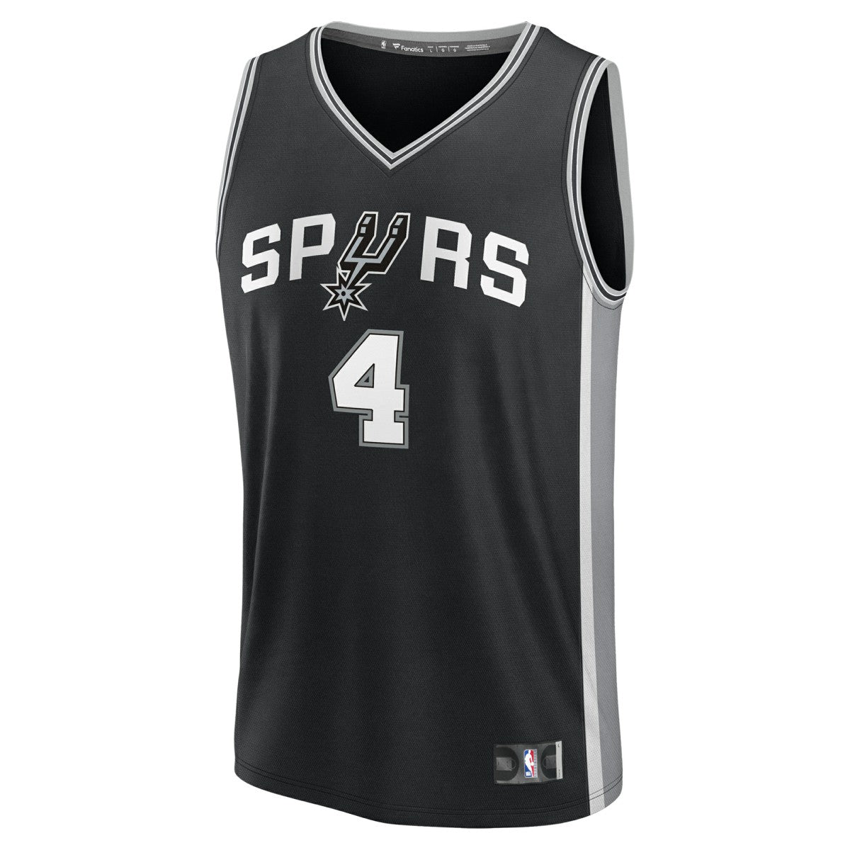 De'Aaron Fox San Antonio Spurs Youth Fast Break Replica Player Jersey - Icon Edition - Black | Fanatics cheap