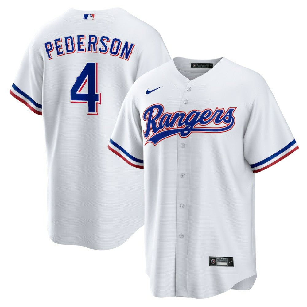Joc Pederson Texas Rangers Home Replica Jersey - White | Nike