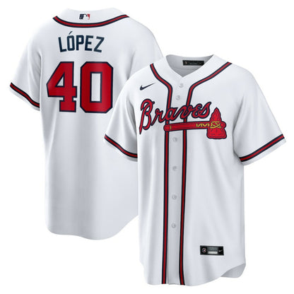 Reynaldo Lopez Atlanta Braves Home Replica Jersey - White | Nike