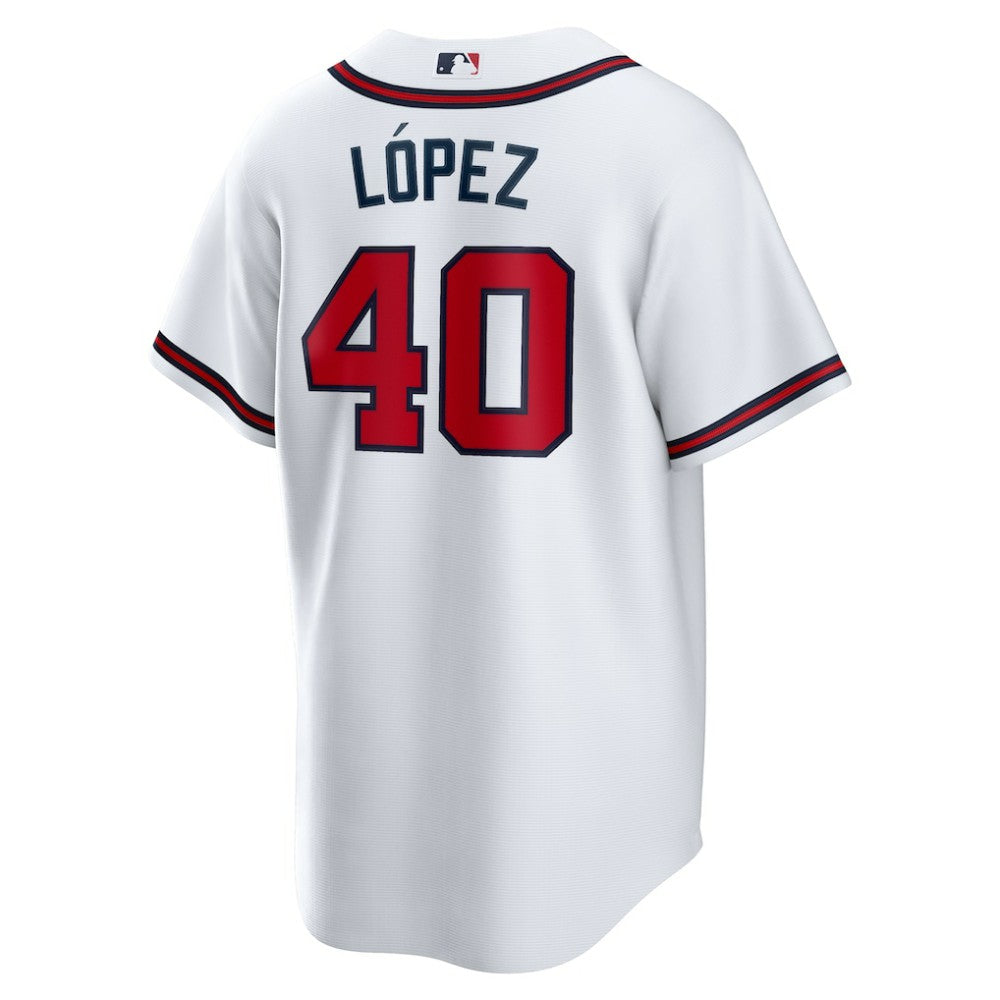Reynaldo Lopez Atlanta Braves Home Replica Jersey - White | Nike