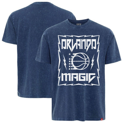 Orlando Magic Sportiqe Unisex Rock & Roll Collection Angus Premium Mineral Wash T-Shirt - Blue on sale