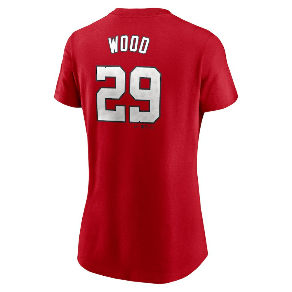 James Wood Washington Nationals Women's Cooperstown Collection Fuse Name & Number T-Shirt - Red | Nike