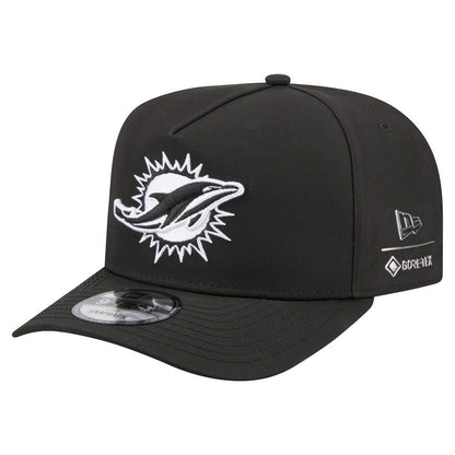 Miami Dolphins New Era Gore-Tex A-Frame 9FIFTY Adjustable Hat - Black cheap