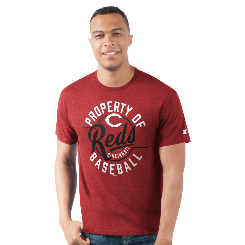 Cincinnati Reds Starter Prime Time Property Of T-Shirt - Red