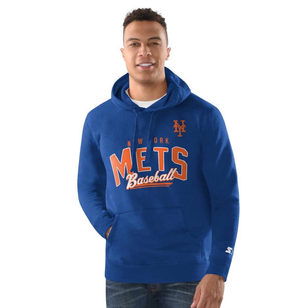 New York Mets Starter Classic Pullover Hoodie - Royal
