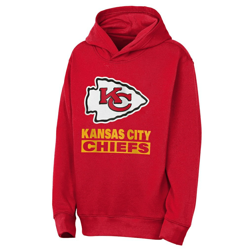 Kansas City Chiefs Outerstuff Youth Back to Basics Hoodie - Red discount