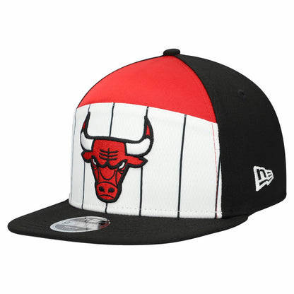 Chicago Bulls Youth 2025 NBA Tip Off Split Panel 9FIFTY Snapback Hat - White/Black | New Era sale