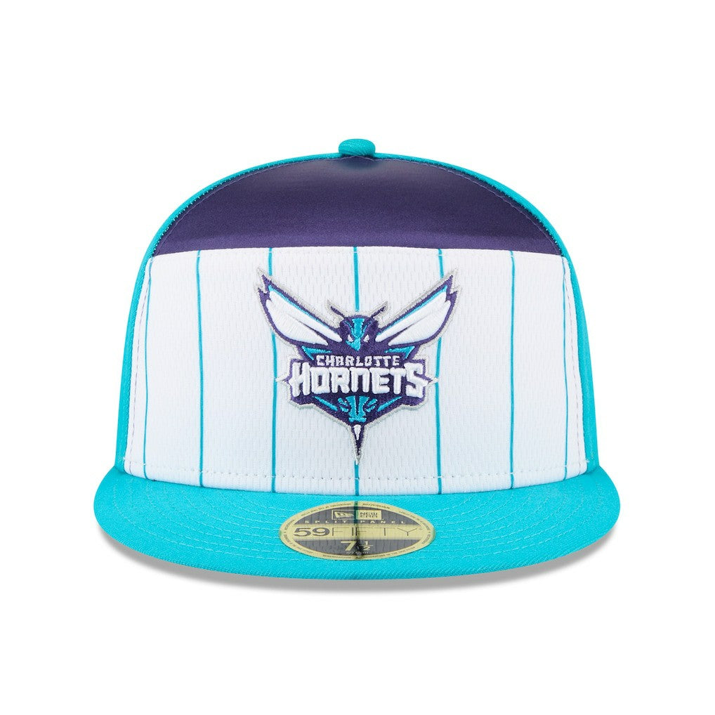 Charlotte Hornets 2025 NBA Tip Off Split Panel 59FIFTY Fitted Hat - White/Teal | New Era online