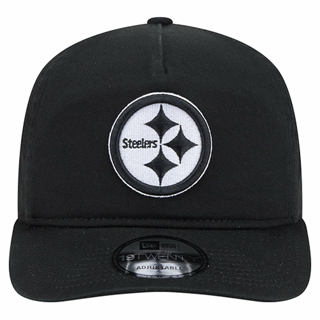 Pittsburgh Steelers New Era 19TWENTY Adjustable Hat - Black/White discount