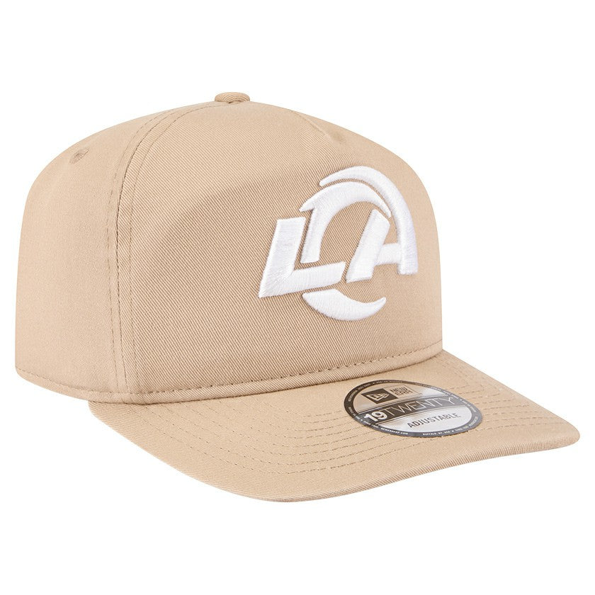 Los Angeles Rams New Era 19TWENTY Adjustable Hat - Tan discount
