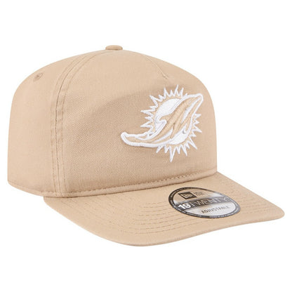 Miami Dolphins New Era 19TWENTY Adjustable Hat - Tan on sale