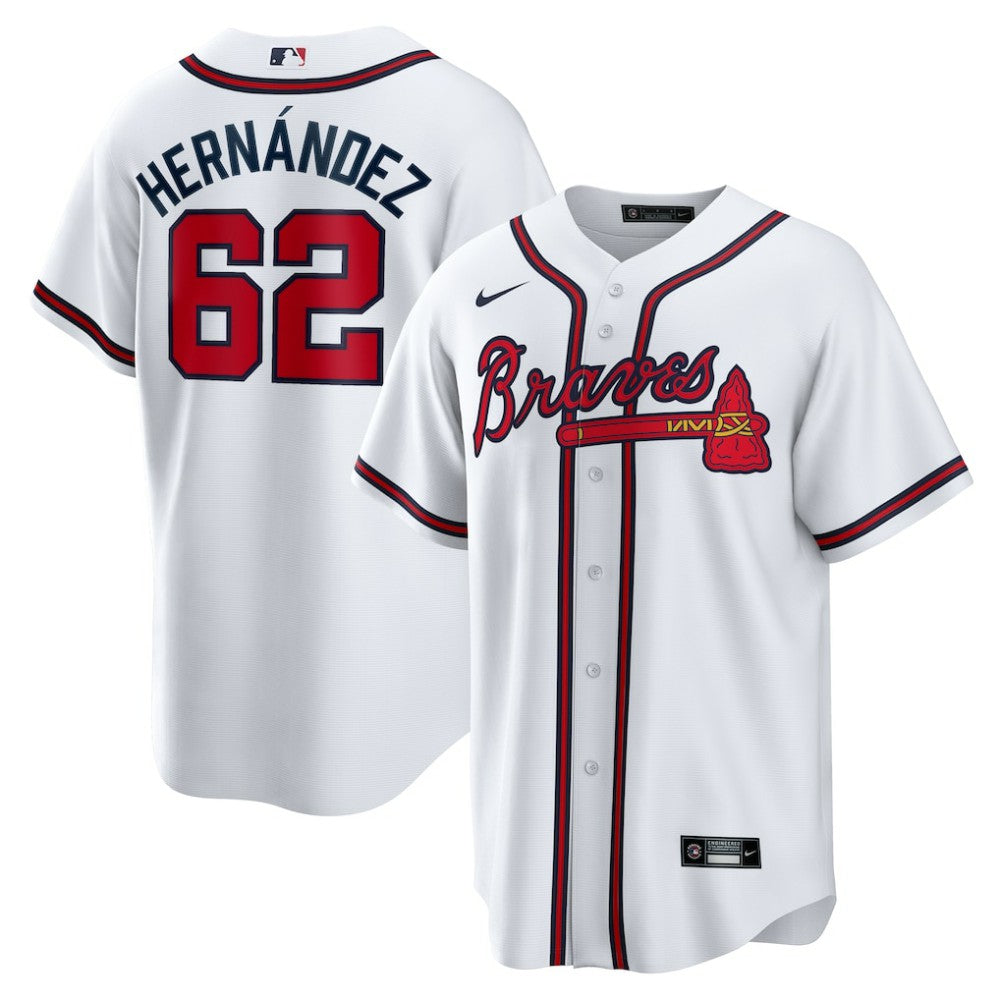 Daysbel Hernandez Atlanta Braves Home Replica Jersey - White | Nike