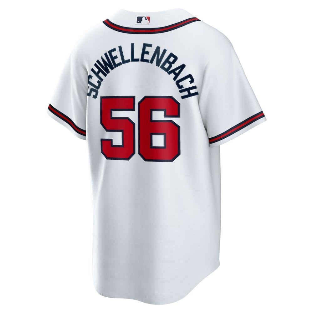 Spencer Schwellenbach Atlanta Braves Home Replica Jersey - White | Nike