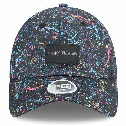 Cincinnati Bengals New Era Women's 2025 NFL Crucial Catch Pony Tail Adjustable Hat - Black cheap