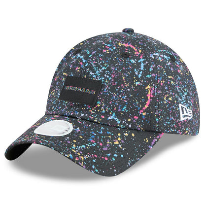 Cincinnati Bengals New Era Women's 2025 NFL Crucial Catch Pony Tail Adjustable Hat - Black cheap
