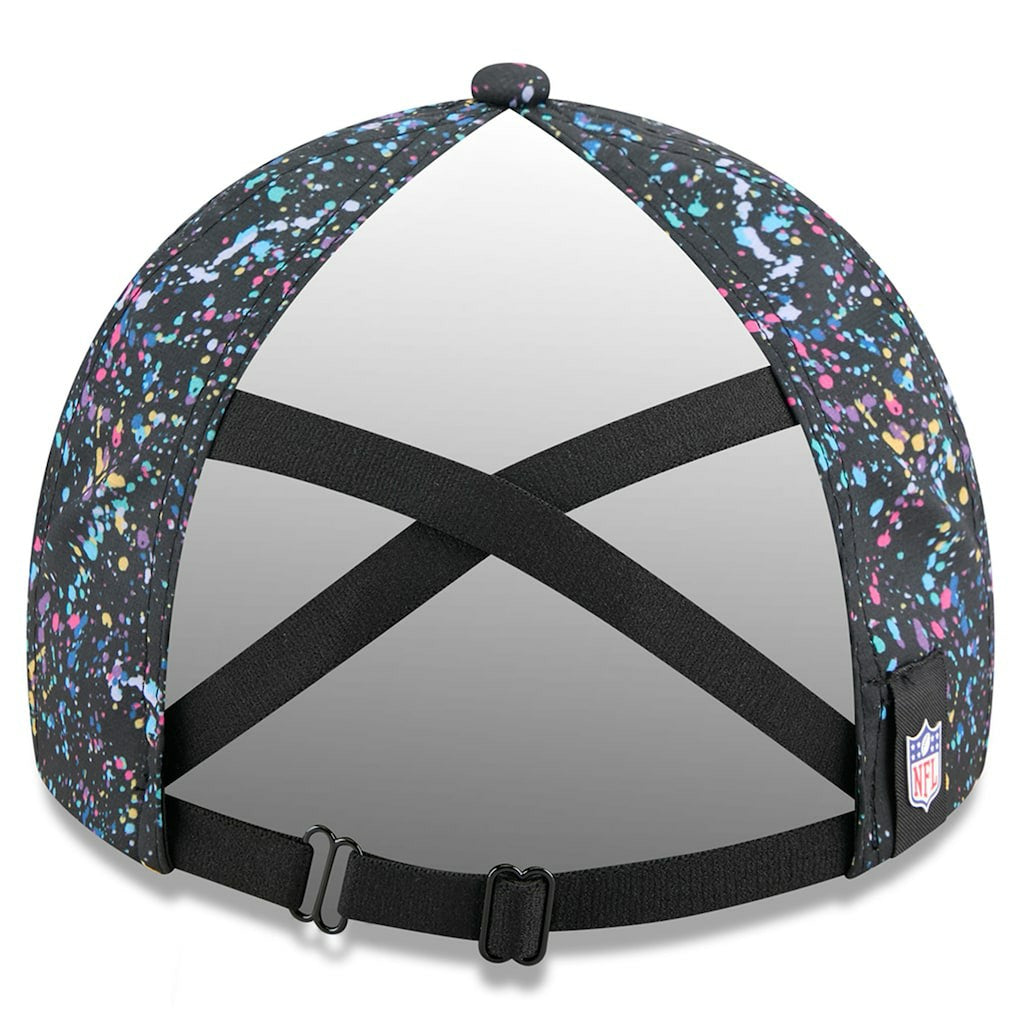 Cincinnati Bengals New Era Women's 2025 NFL Crucial Catch Pony Tail Adjustable Hat - Black cheap