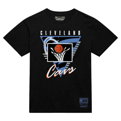 Cleveland Cavaliers Worldwide Collection Tri-Logo T-Shirt sale - Black | Mitchell & Ness for sale
