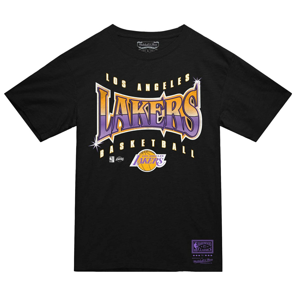 Los Angeles Lakers Worldwide Collection Glow Up T-Shirt - Black | Mitchell & Ness shop
