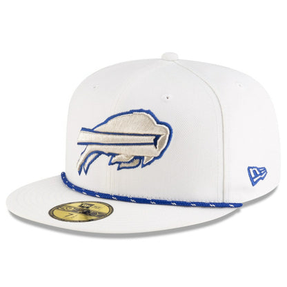 Buffalo Bills New Era 2025 Rivalries Collection Sideline Rope 59FIFTY Fitted Hat - White outlet