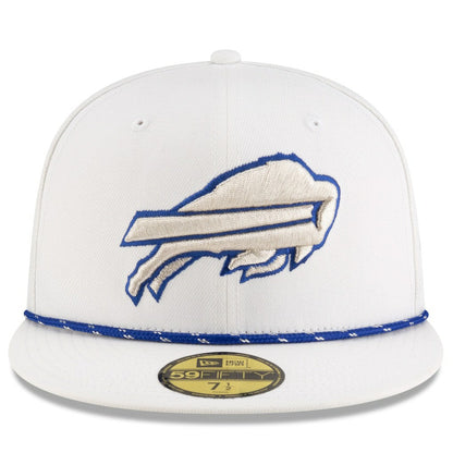 Buffalo Bills New Era 2025 Rivalries Collection Sideline Rope 59FIFTY Fitted Hat - White outlet