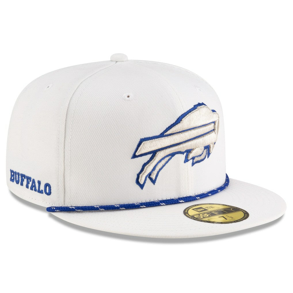 Buffalo Bills New Era 2025 Rivalries Collection Sideline Rope 59FIFTY Fitted Hat - White outlet