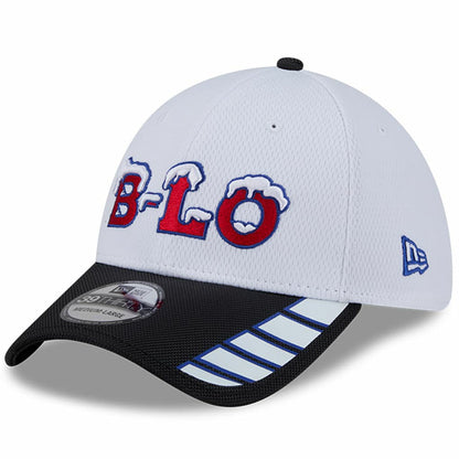 Buffalo Bills New Era 2025 Rivalries Collection Fan Pack 39THIRTY Flex Hat - White outlet