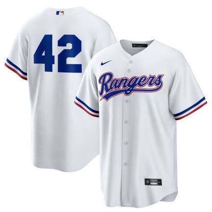Texas Rangers Home  2025 Jackie Robinson Day Replica Jersey - White | Nike