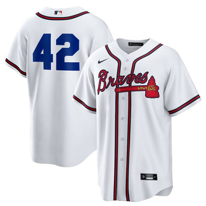 Atlanta Braves Home  2025 Jackie Robinson Day Replica Jersey - White | Nike