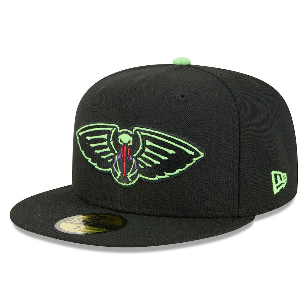 New Orleans Pelicans 2025/26 City Edition 59FIFTY Fitted Hat - Black | New Era shop
