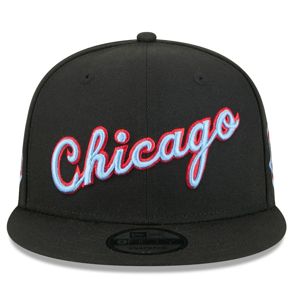 Chicago Bulls 2025/26 City Edition 9FIFTY Snapback Hat - Black | New Era outlet