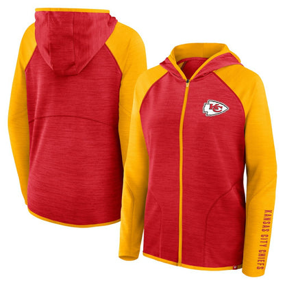 Kansas City Chiefs Women's Plus Size End Around Pass Full-Zip Hoodie - Red outlet