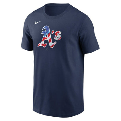 Athletics Americana T-Shirt - Navy | Nike