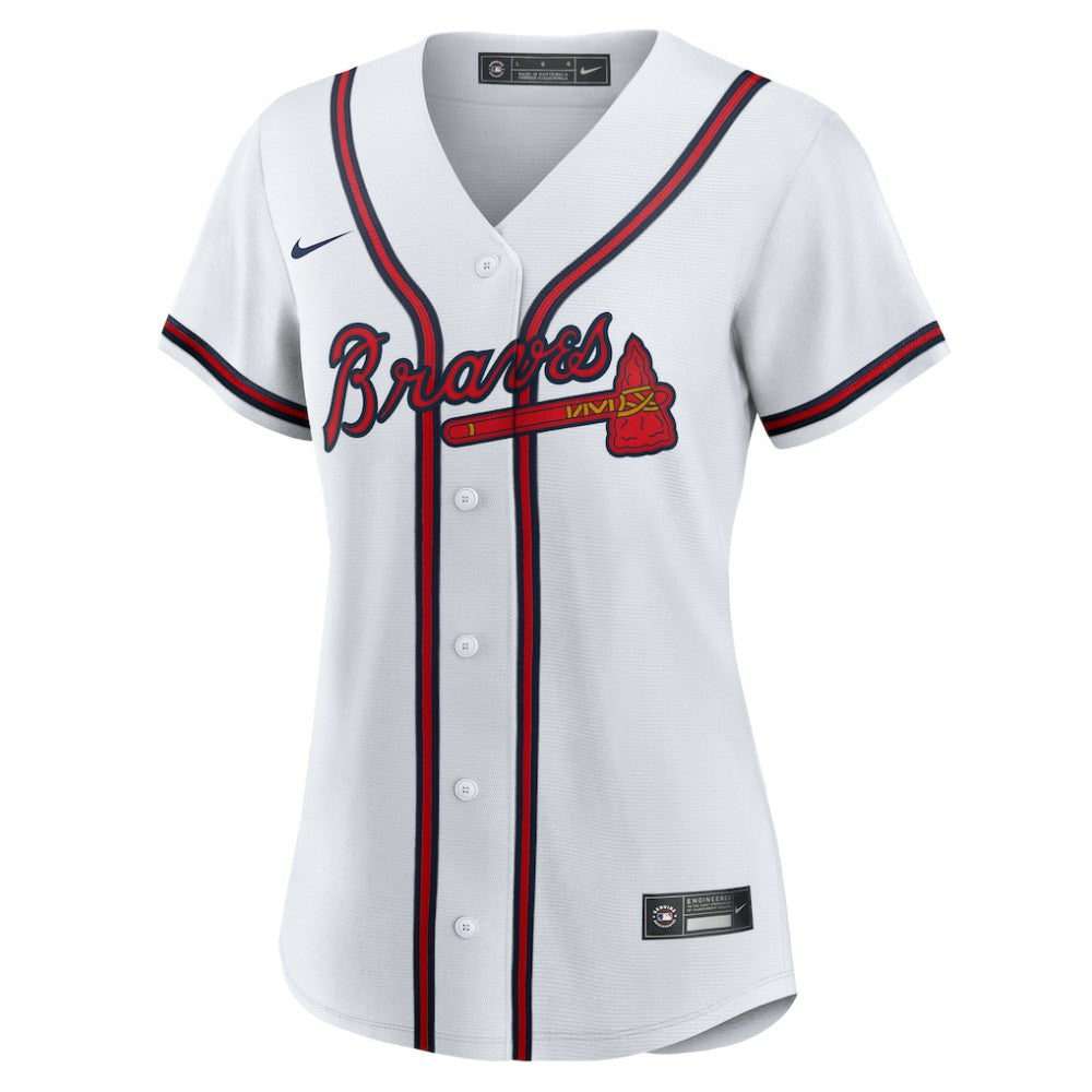 Ozzie Albies Atlanta Braves Women's Home Replica Jersey - White | Nike
