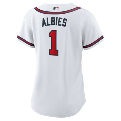 Ozzie Albies Atlanta Braves Women's Home Replica Jersey - White | Nike