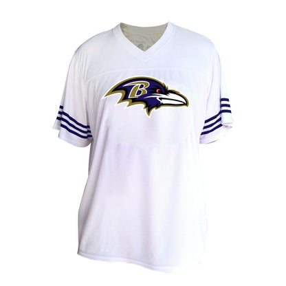Lamar Jackson Baltimore Ravens Women's Plus Size Fashion Jersey - White cheap