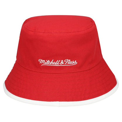 Chicago Bulls Flip It Reversible Bucket Hat - Black/Red | Mitchell & Ness on sale